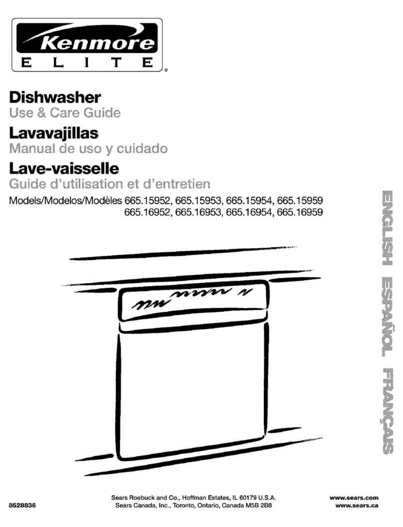Kenmore ELITE 665.15952 User manual