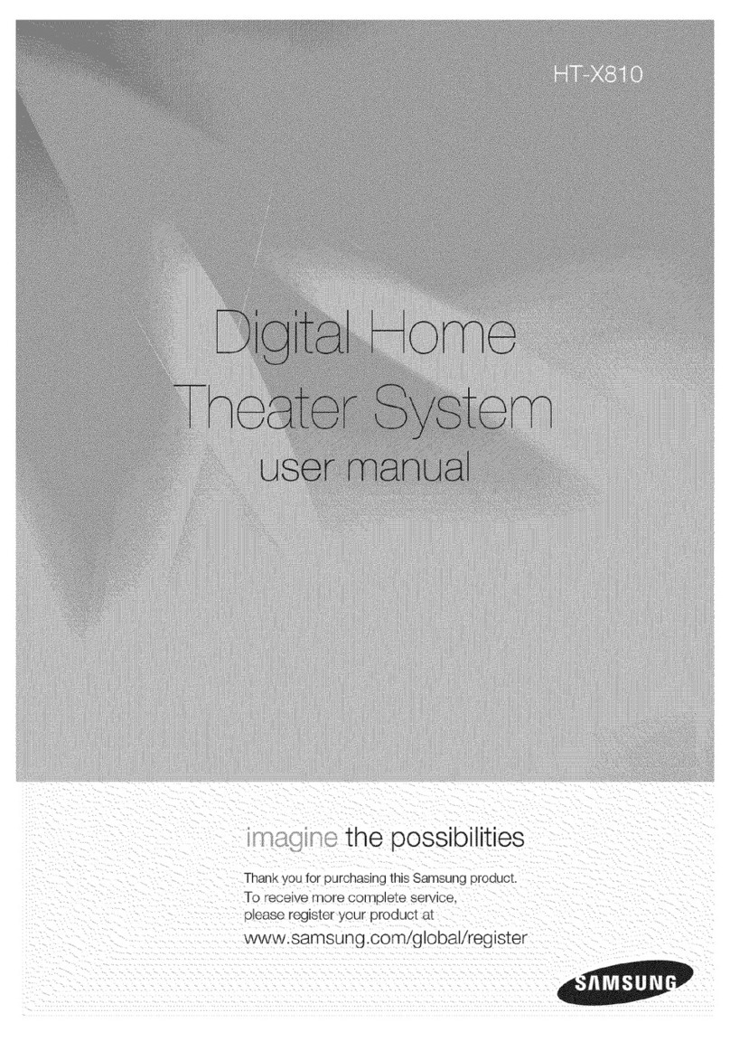 Samsung HT-X810 User manual