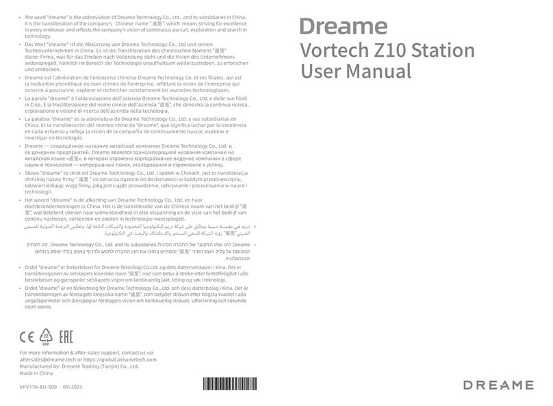 Dreame Vortech Z10 Station user manual