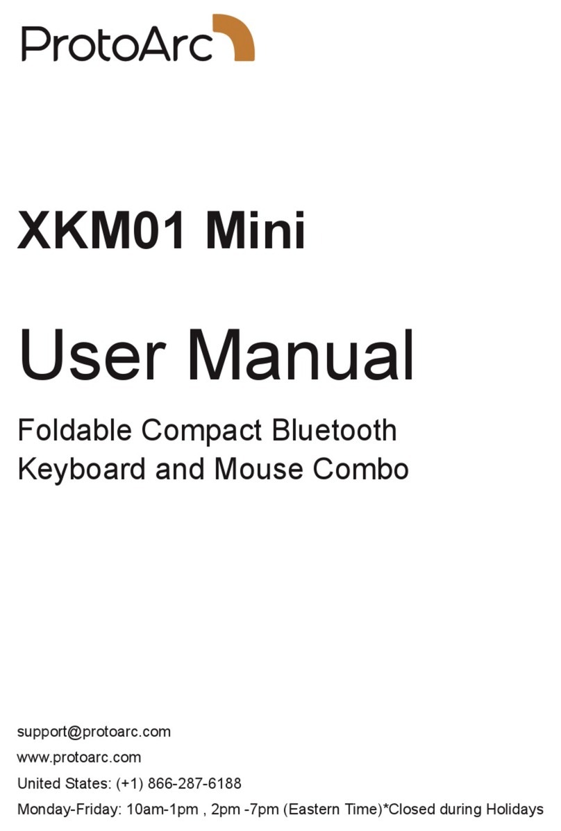 ProtoArc XKM01 Mini user manual