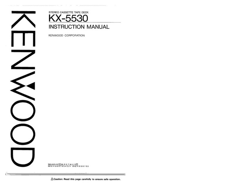 Kenwood KX-5530 User manual