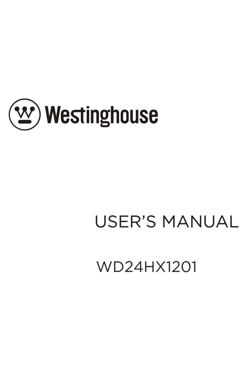 Westinghouse WD24HX1201 User manual Westinghouse WD24HX1201 User manual