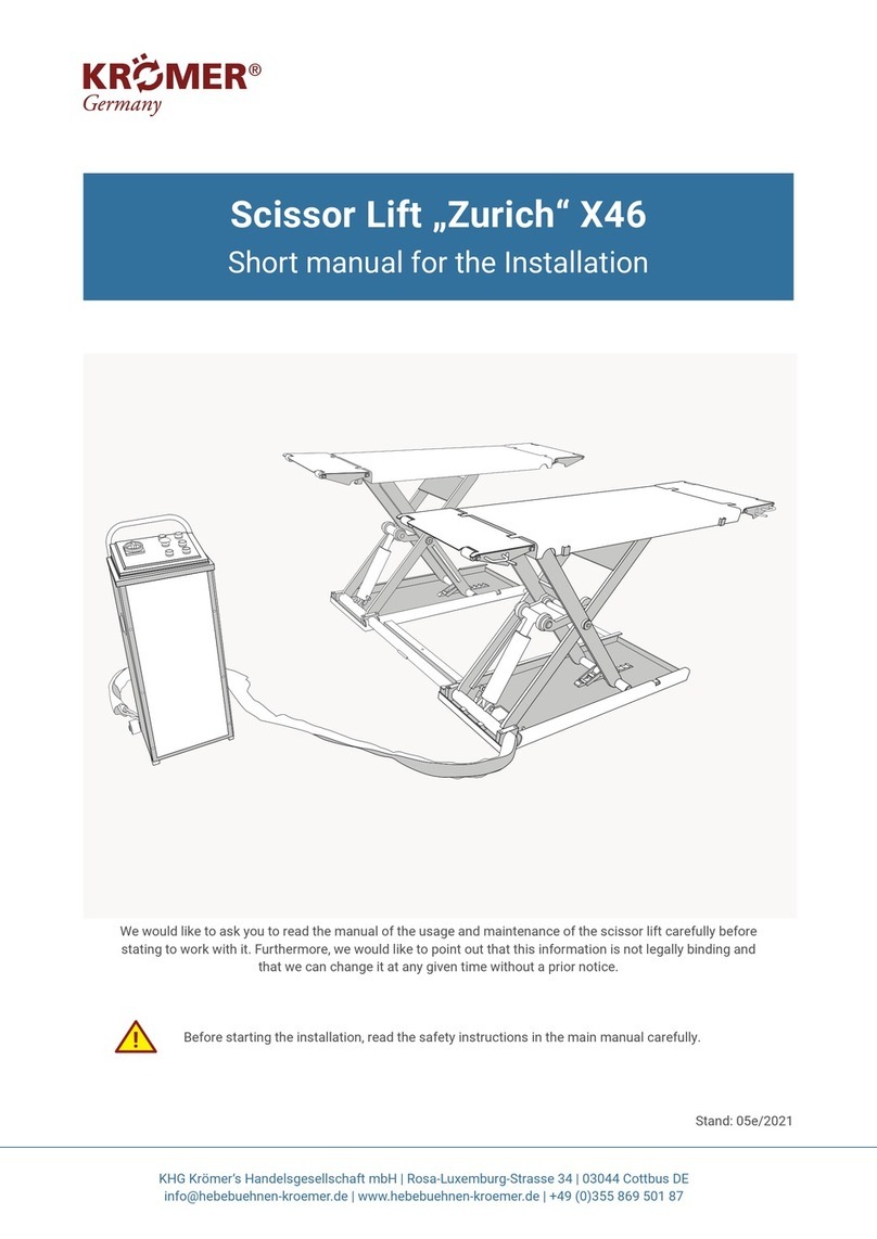 Krömer Zurich X46 User manual