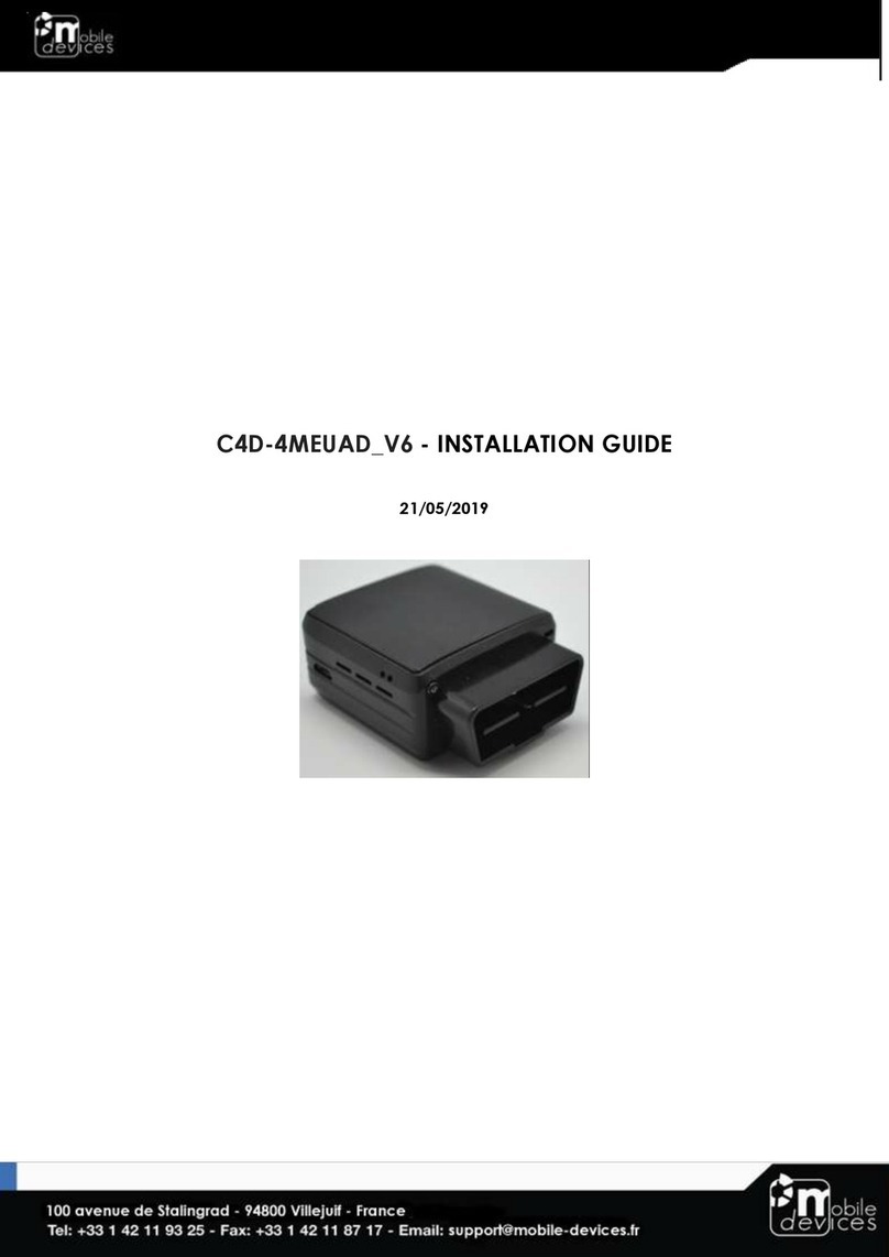 Mobile Devices C4D-4MEUAD V6 installation guide Mobile Devices C4D-4MEUAD V6 installation guide