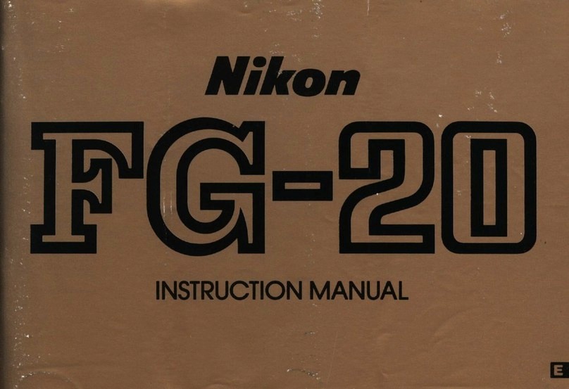 Nikon FG-20 User manual