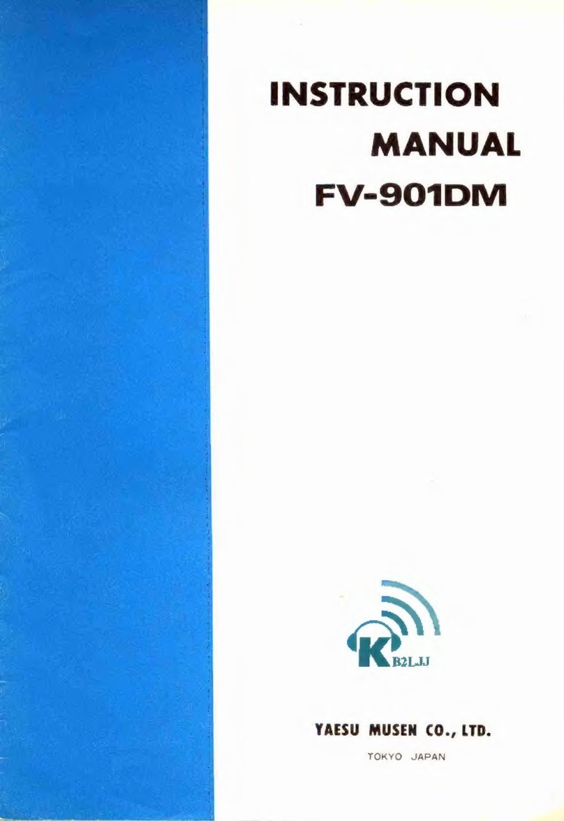 Yaesu FV-901DM User manual