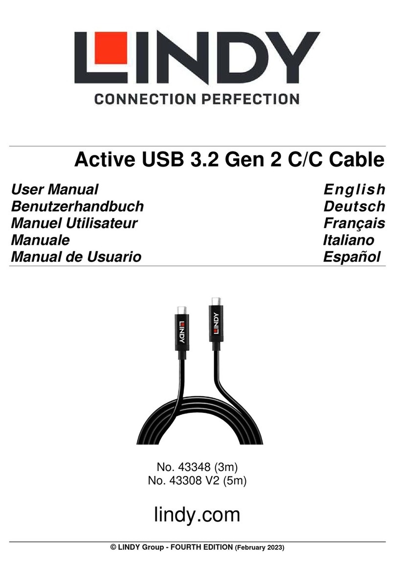 Lindy 43348 User manual