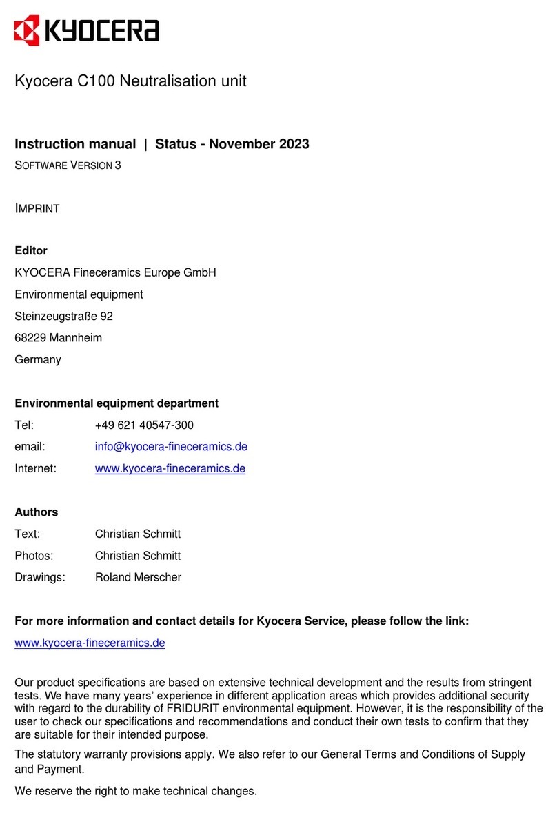 Kyocera C100 instruction manual