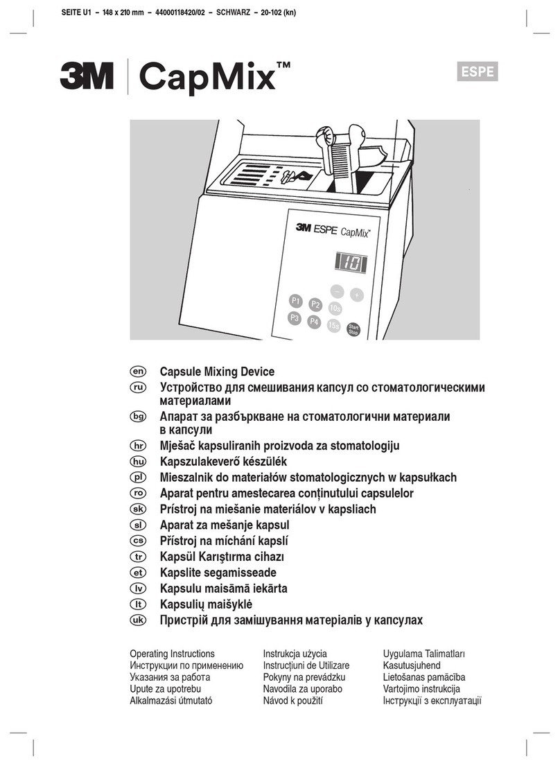 3M CapMix ESPE operating instructions