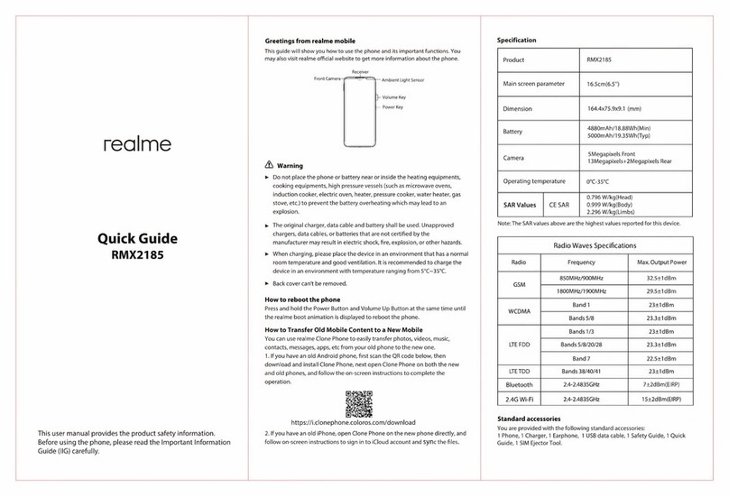 Realme RMX2185 quick guide