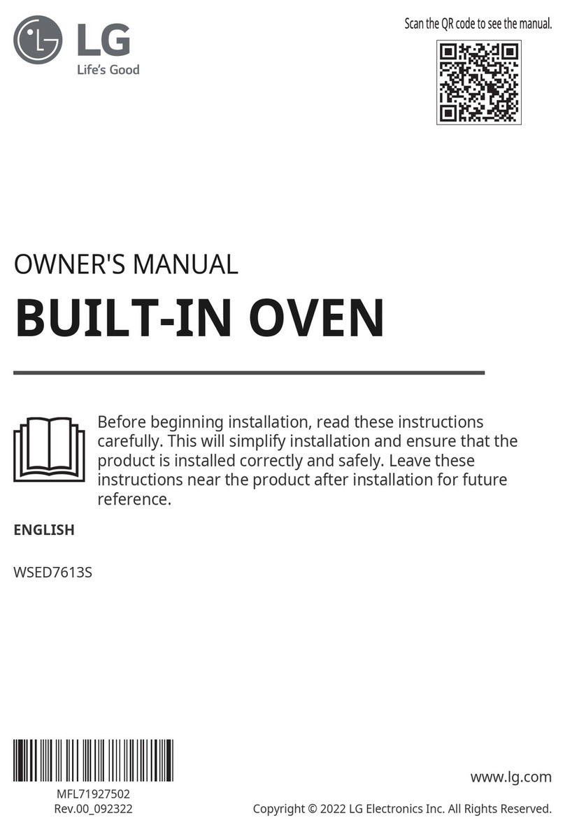 LG WSED7613S owner's manual