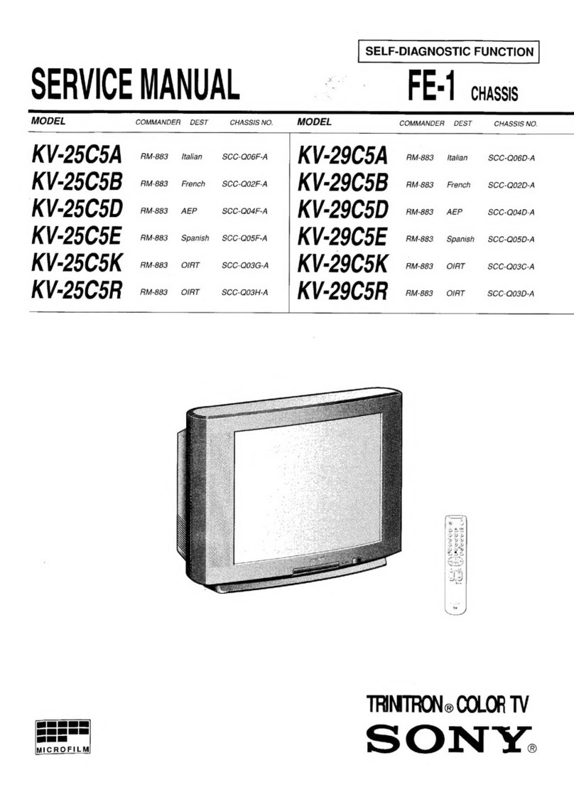 Sony TRINITRON KV-25C5A User manual