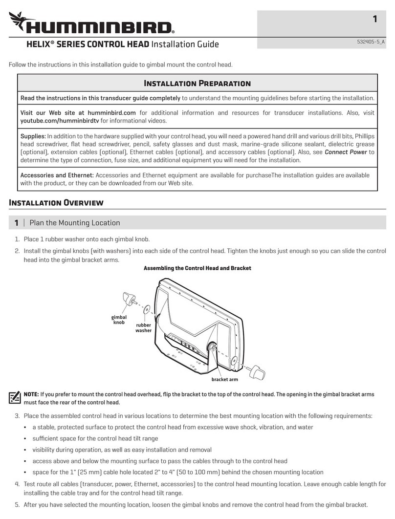 Humminbird Helix Series installation guide