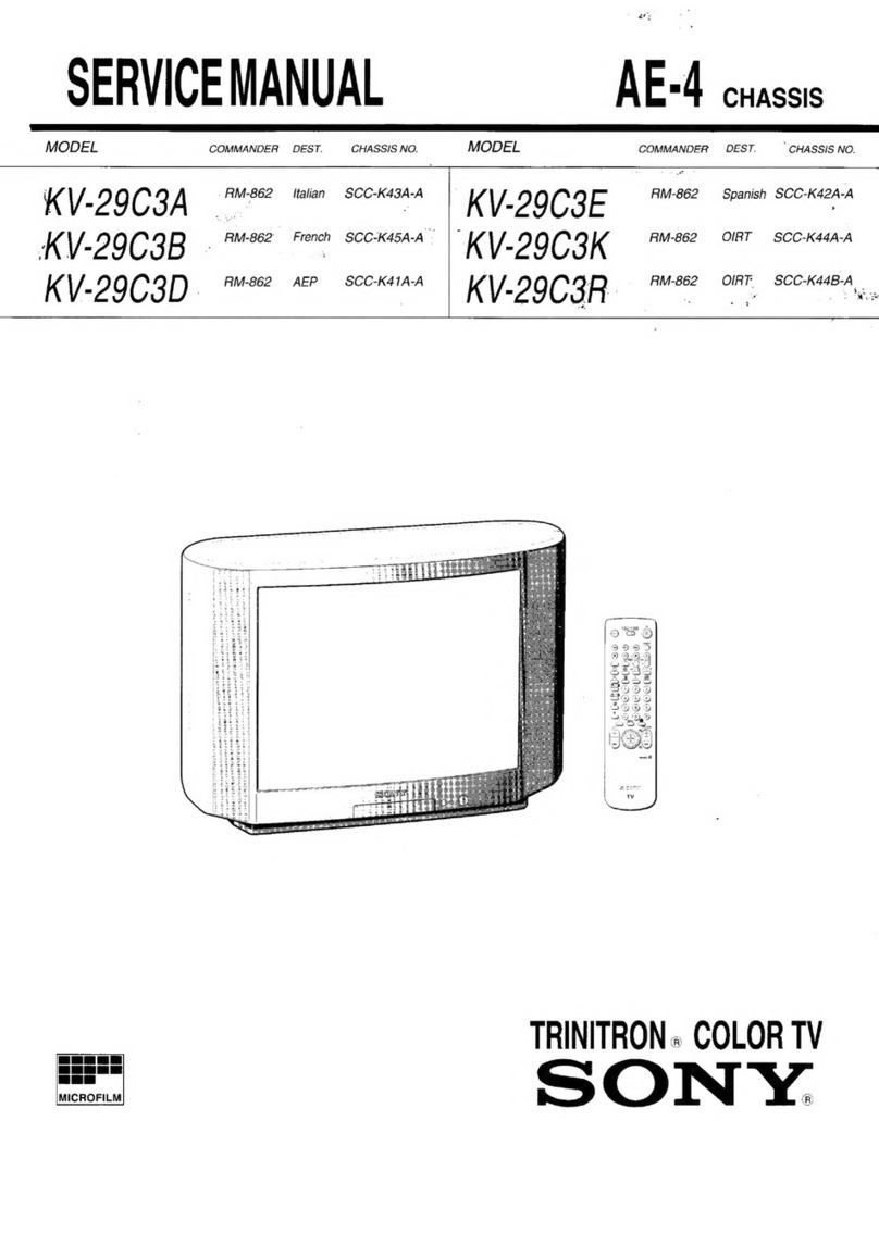Sony TRINITRON KV-29C3A User manual