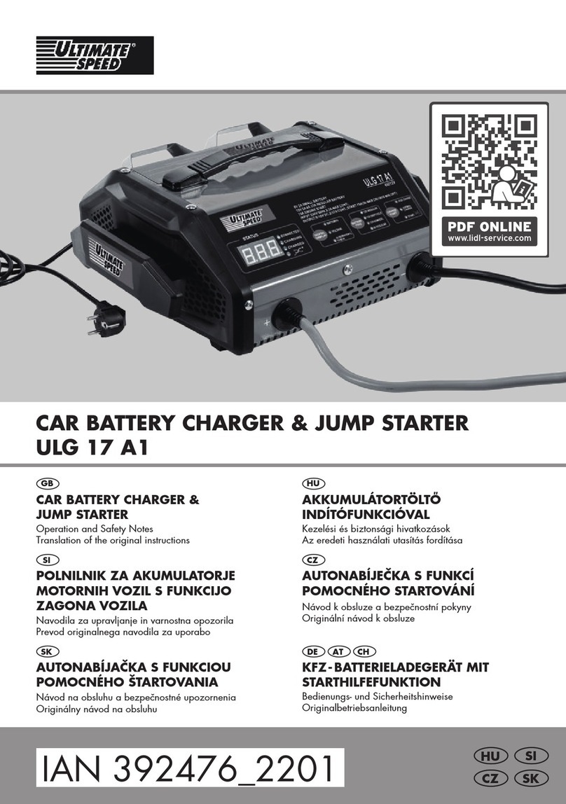 ULTIMATE SPEED ULG 17 A1 Operation and safety notes translation of the original instructions