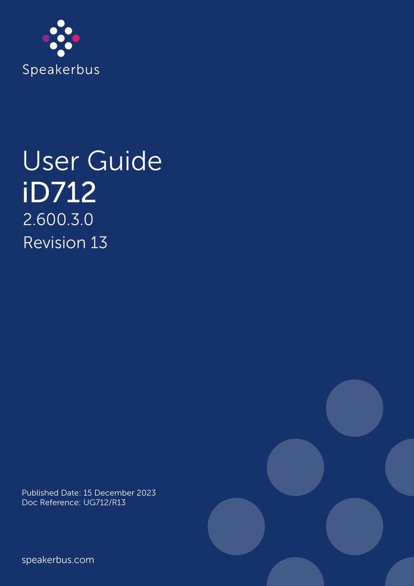 Speakerbus iD 712 User manual
