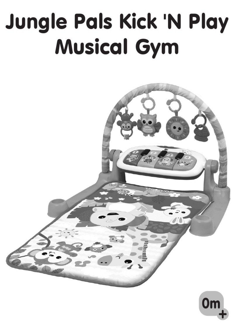 Winfun Jungle Pals Kick 'N Play Musical Gym User manual