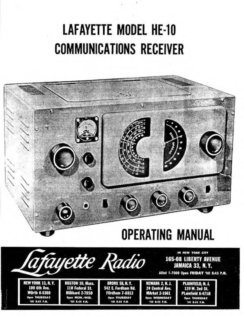 Lafayette HE-10 operating manual