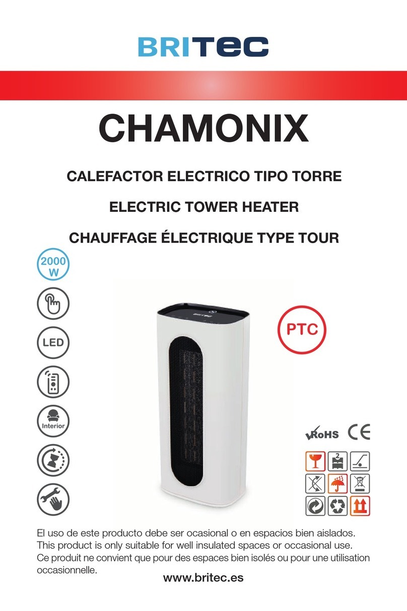 Britex CHAMONIX Instructions for use