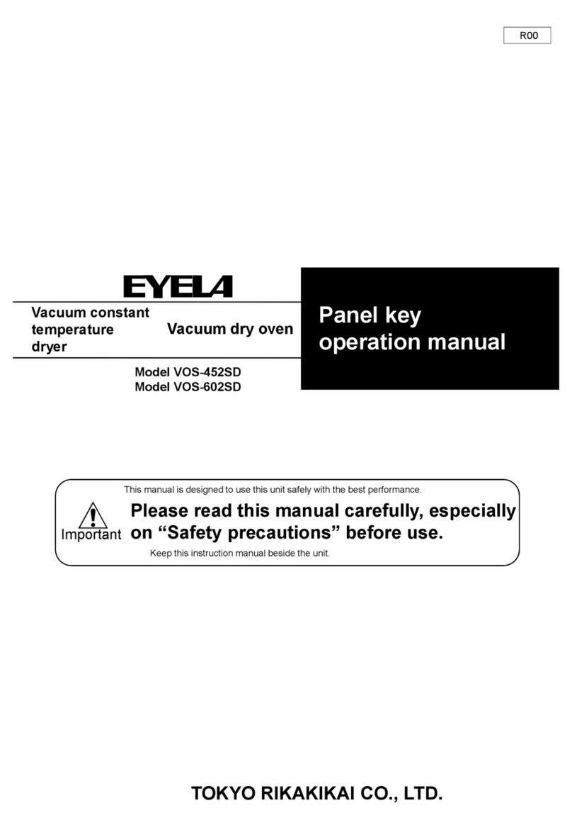 EYELA VOS-452SD Operation manual