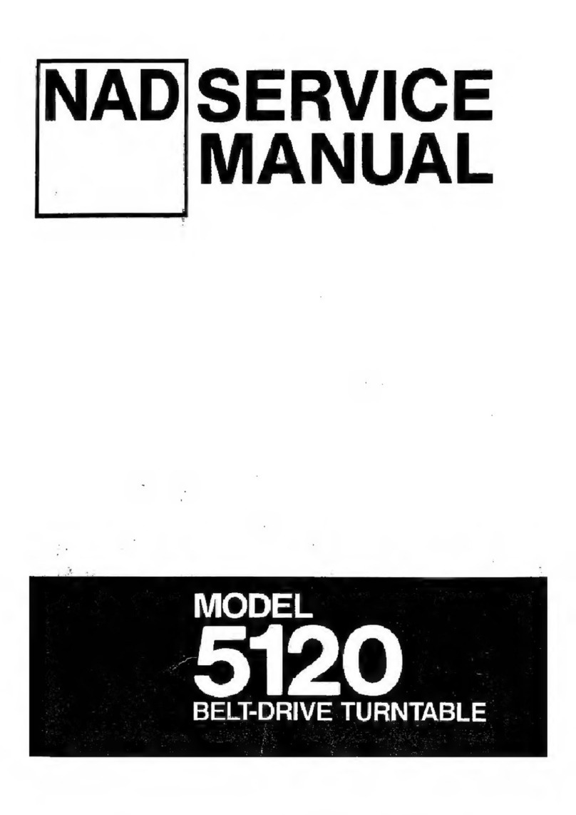 NAD 5120 Service manual