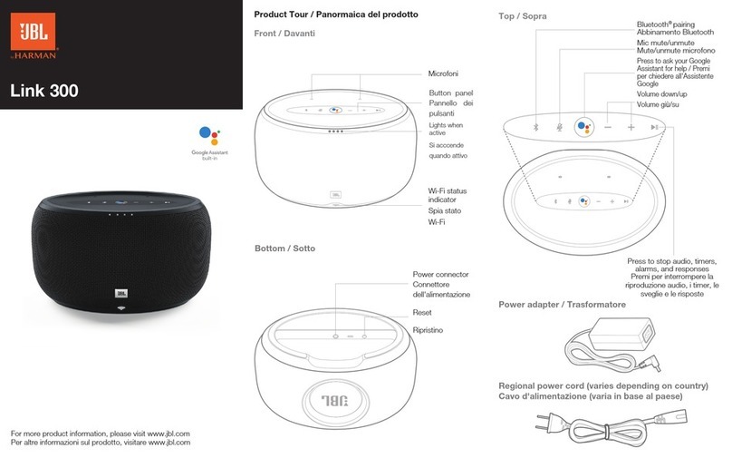 Harman JBL LINK 300 User manual