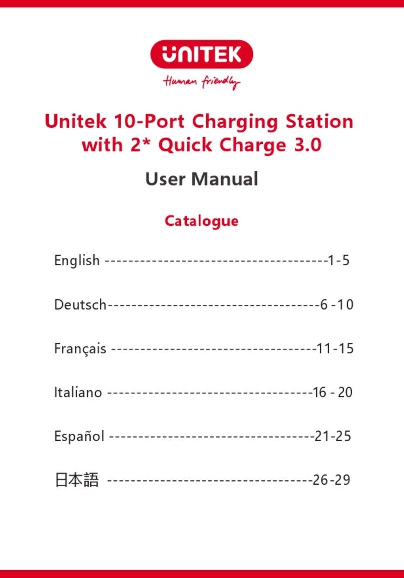 Unitek Y-2190A User manual