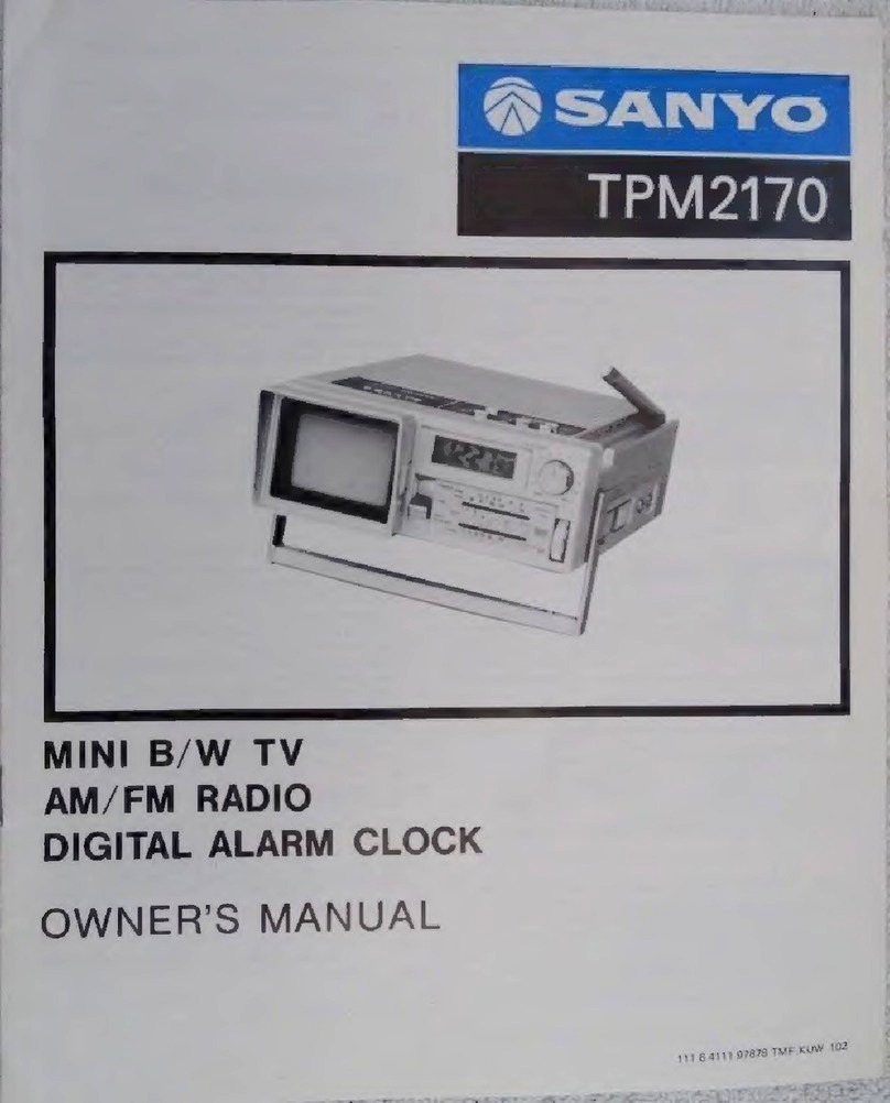 Sanyo TPM2170 User manual