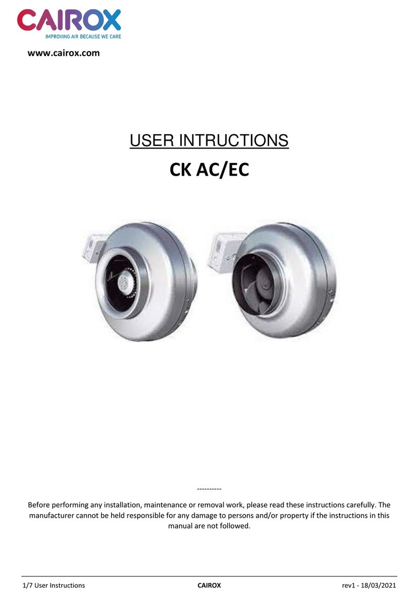 Cairox CK AC User manual
