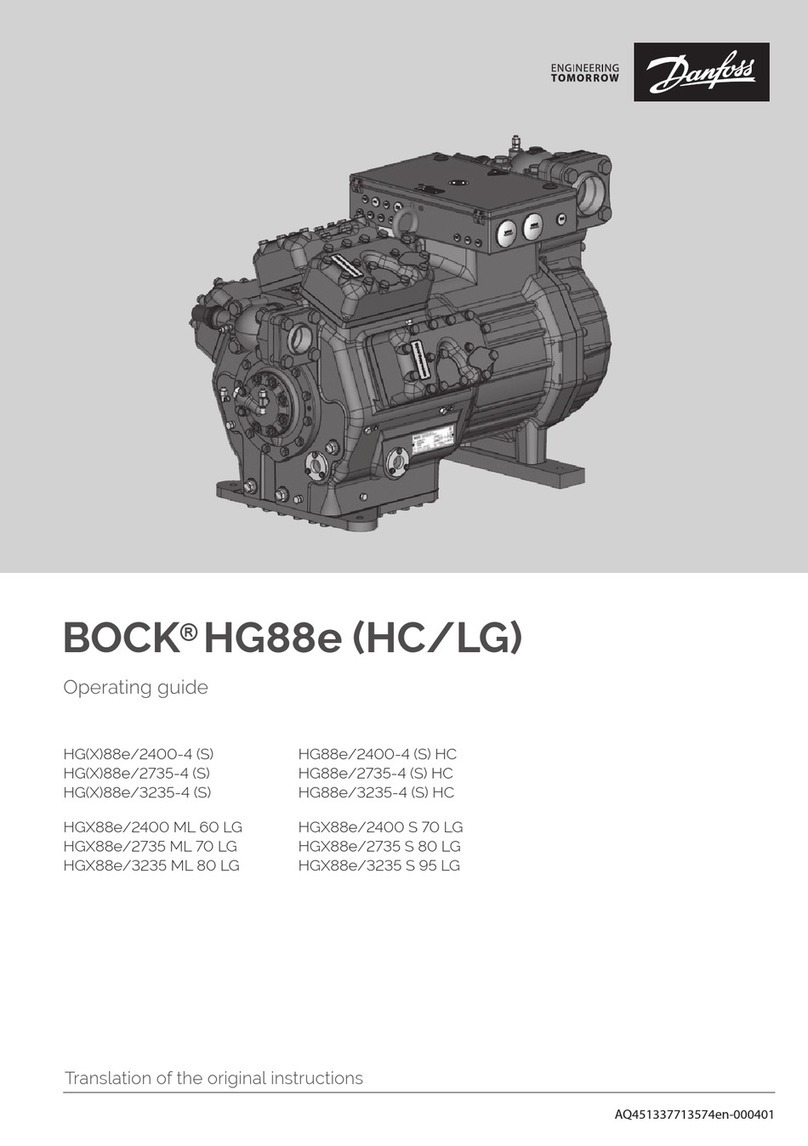Danfoss HG88e User manual