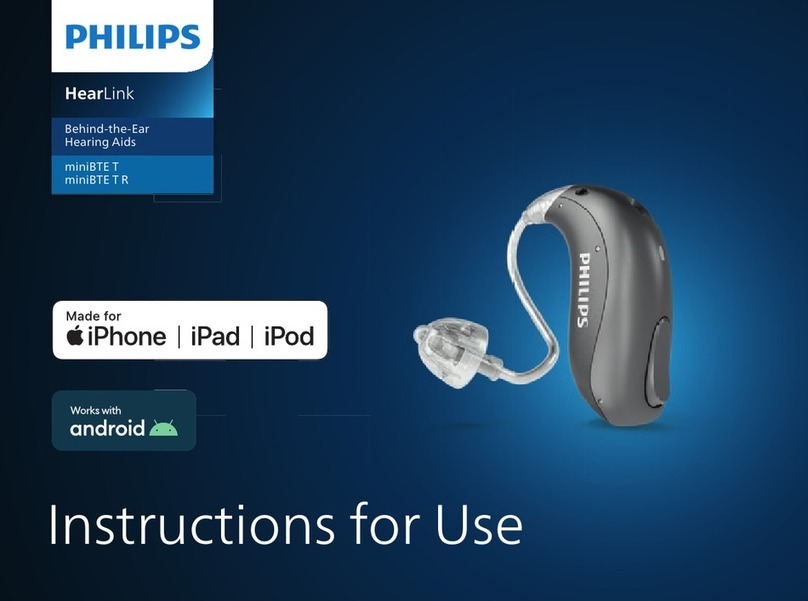 Philips HearLink miniBTE T Instructions for use