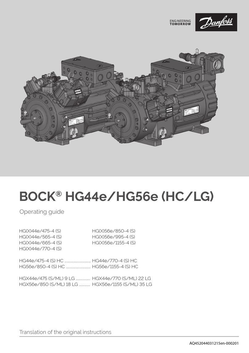 Danfoss BOCK HG44e operating guide