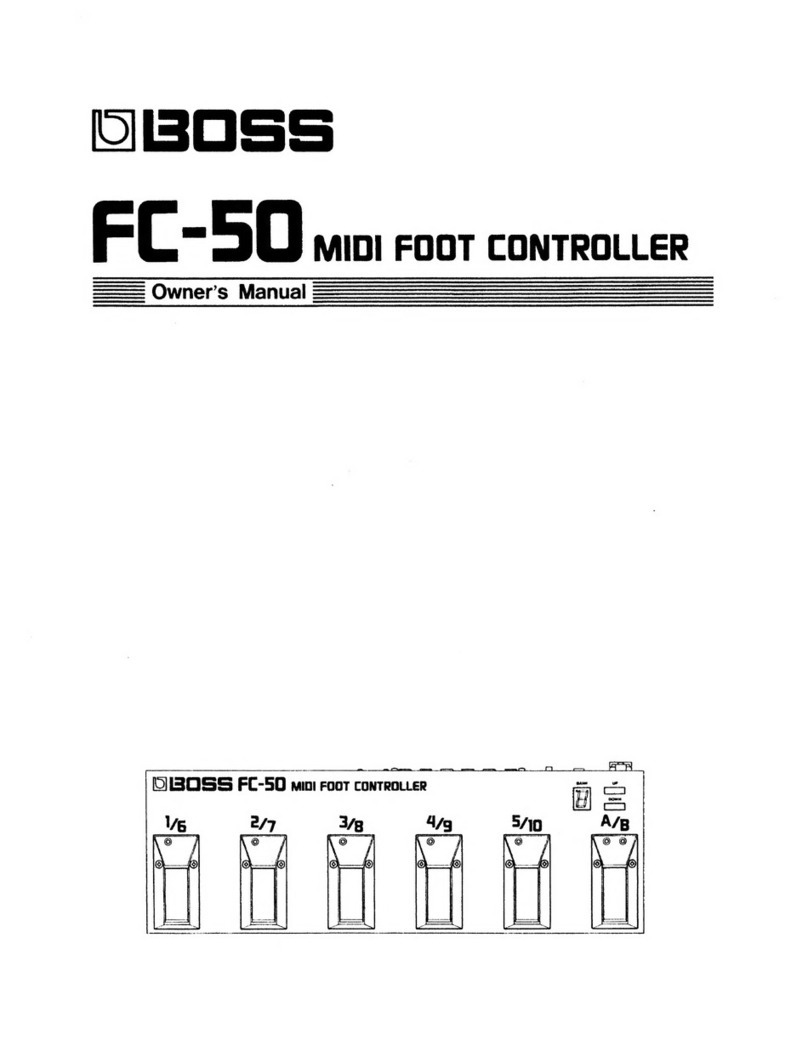 BOSSCO FC-50 owner's manual