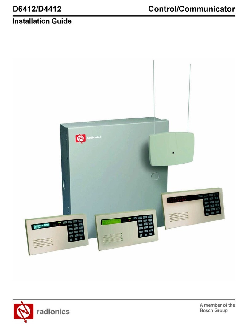 Bosch D6412 User manual