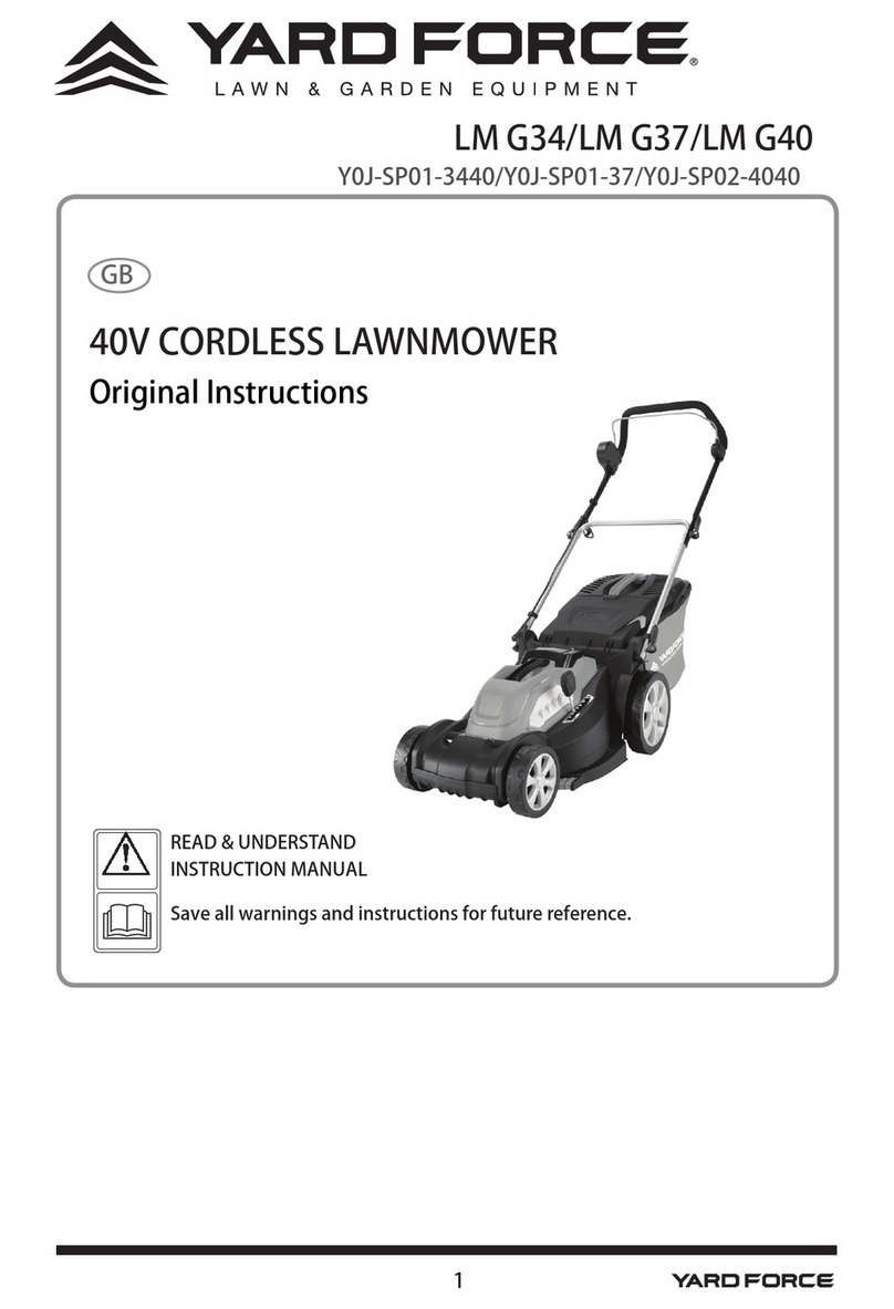 Yard force LM G40 User manual Yard force LM G40 User manual