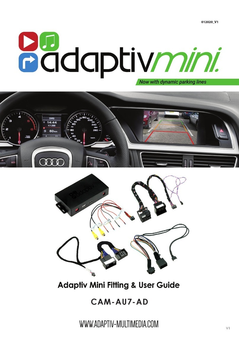 Adaptiv Mini CAM-AU7-AD User manual