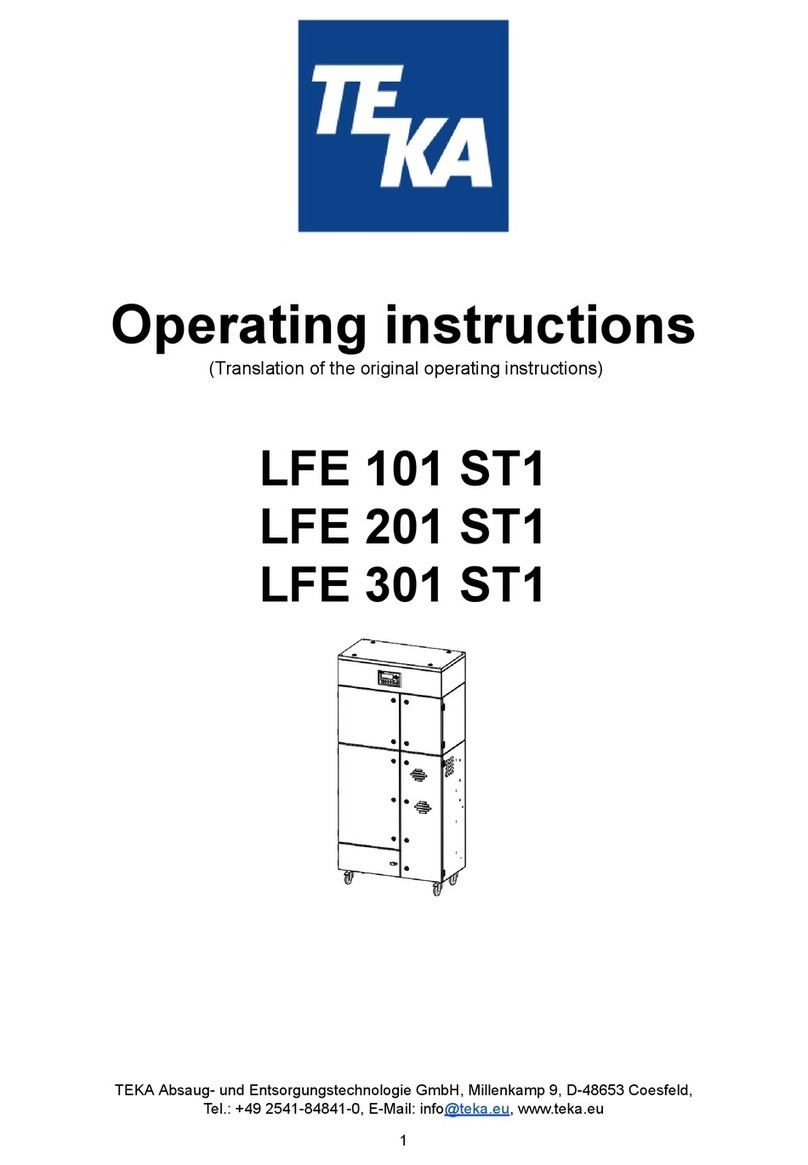 Teka LFE 101 ST1 operating instructions