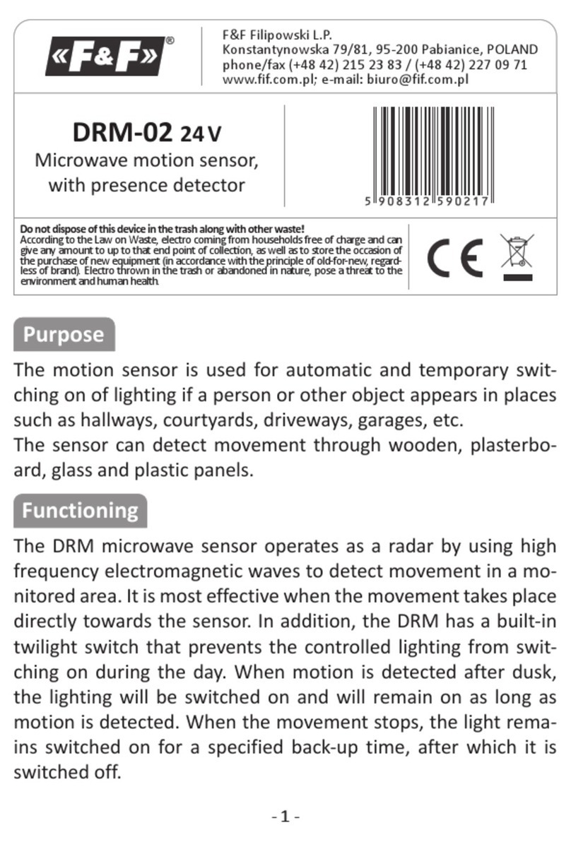 F&F DRM-02 24 V User manual