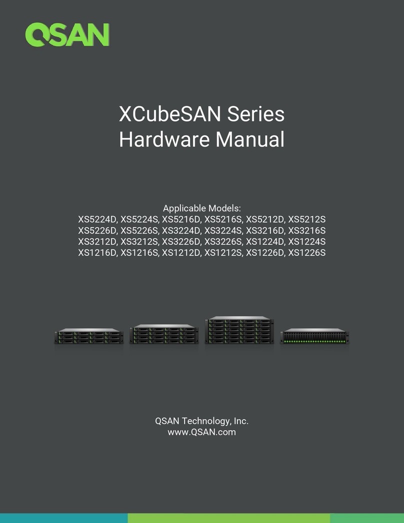 Qsan Technology XCubeSAN XS5224D User manual