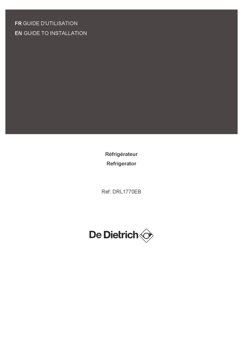 DeDietrich DRL1770EB Instruction Manual