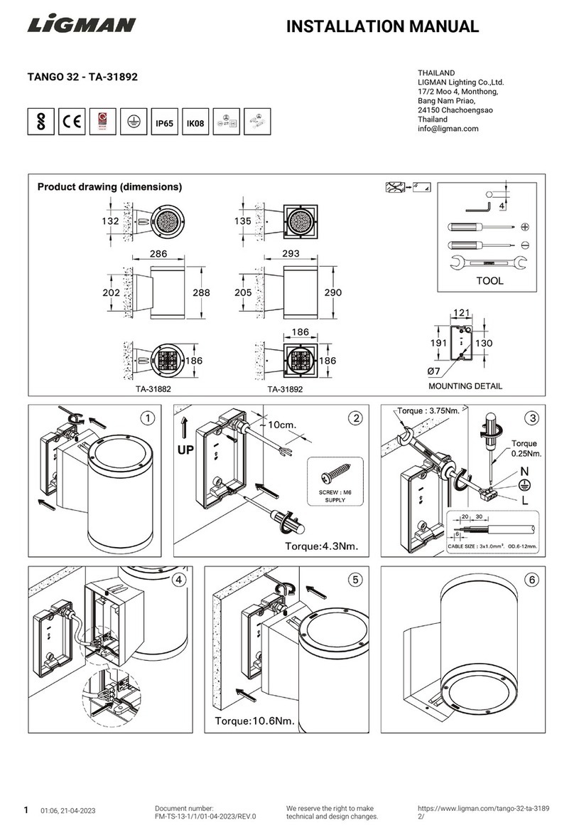 LIGMAN TA-31892 User manual