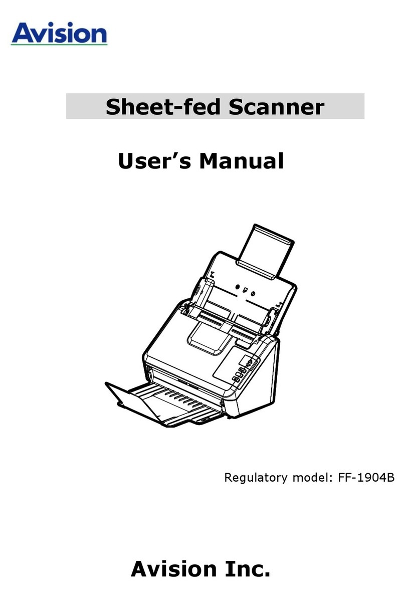 Avision AV332 Series User manual Avision AV332 Series User manual
