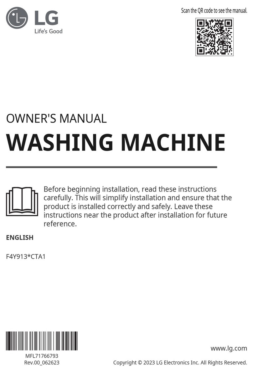 LG F4Y913 CTA1 Series owner's manual