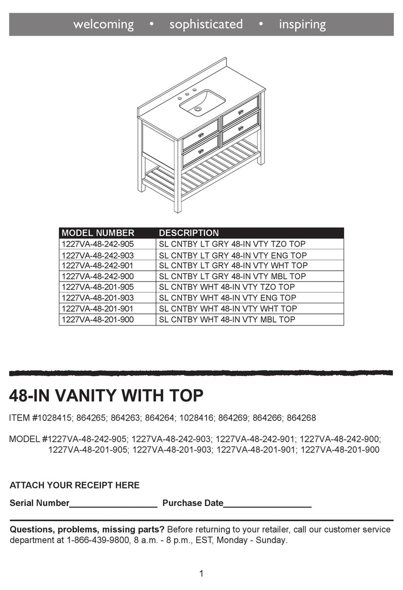 LOWE'S 1227VA-48-242-905 Assembly instructions LOWE'S 1227VA-48-242-905 Assembly instructions