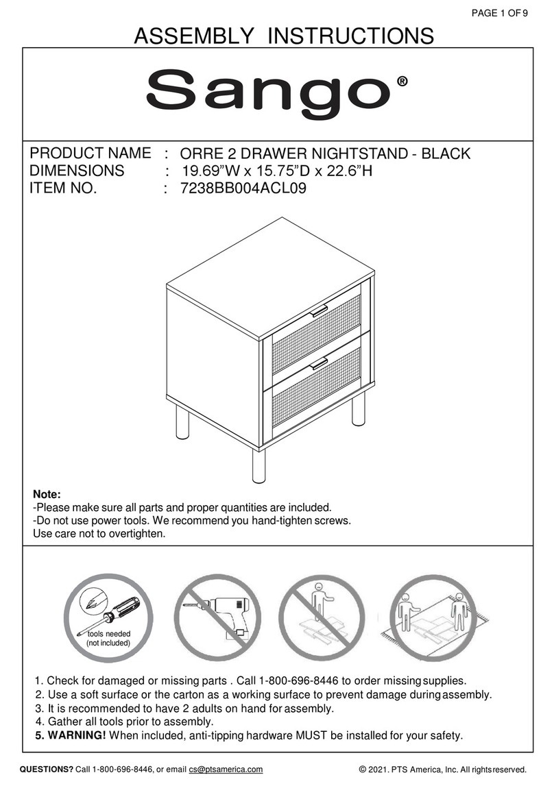 Pts Sango ORRE 7238BB004ACL09 User manual