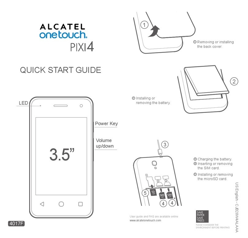 Alcatel 4017F User manual