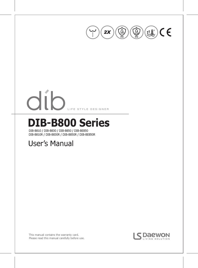 daewon DIB-B800 Series user manual