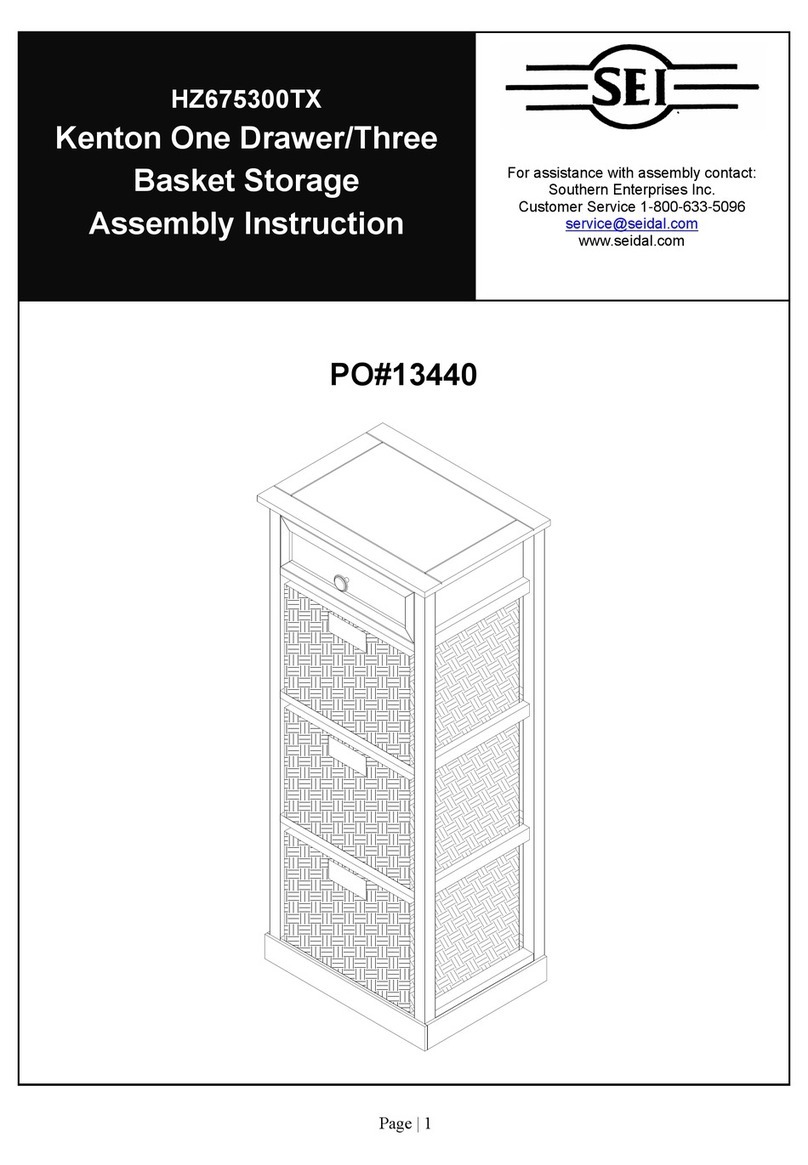SEI Kenton HZ675300TX Assembly instruction