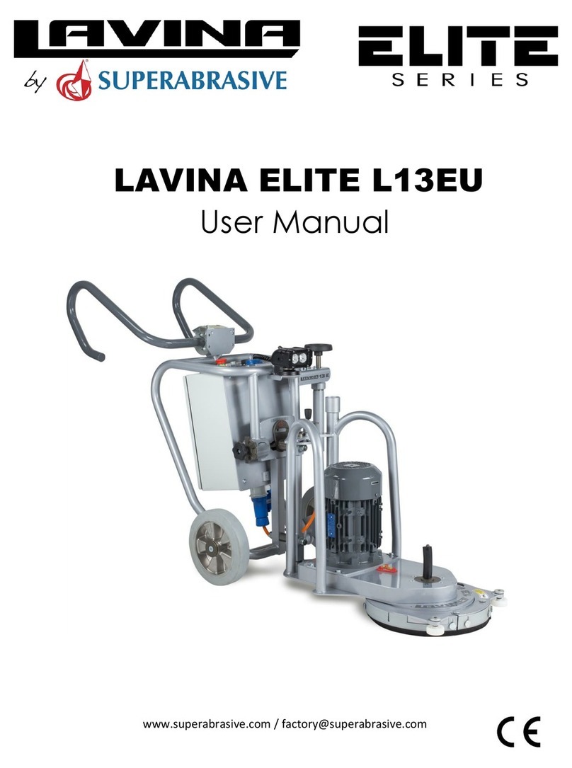 Superabrasive LAVINA ELITE L13EU user manual