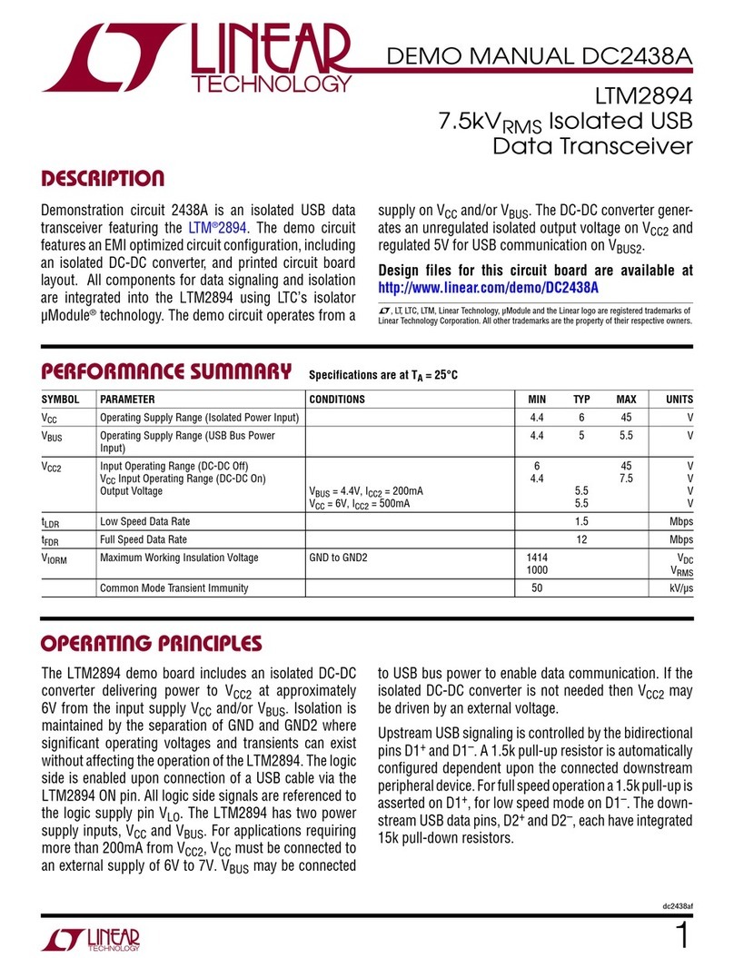 Linear Technology DC2438A Demo Manual